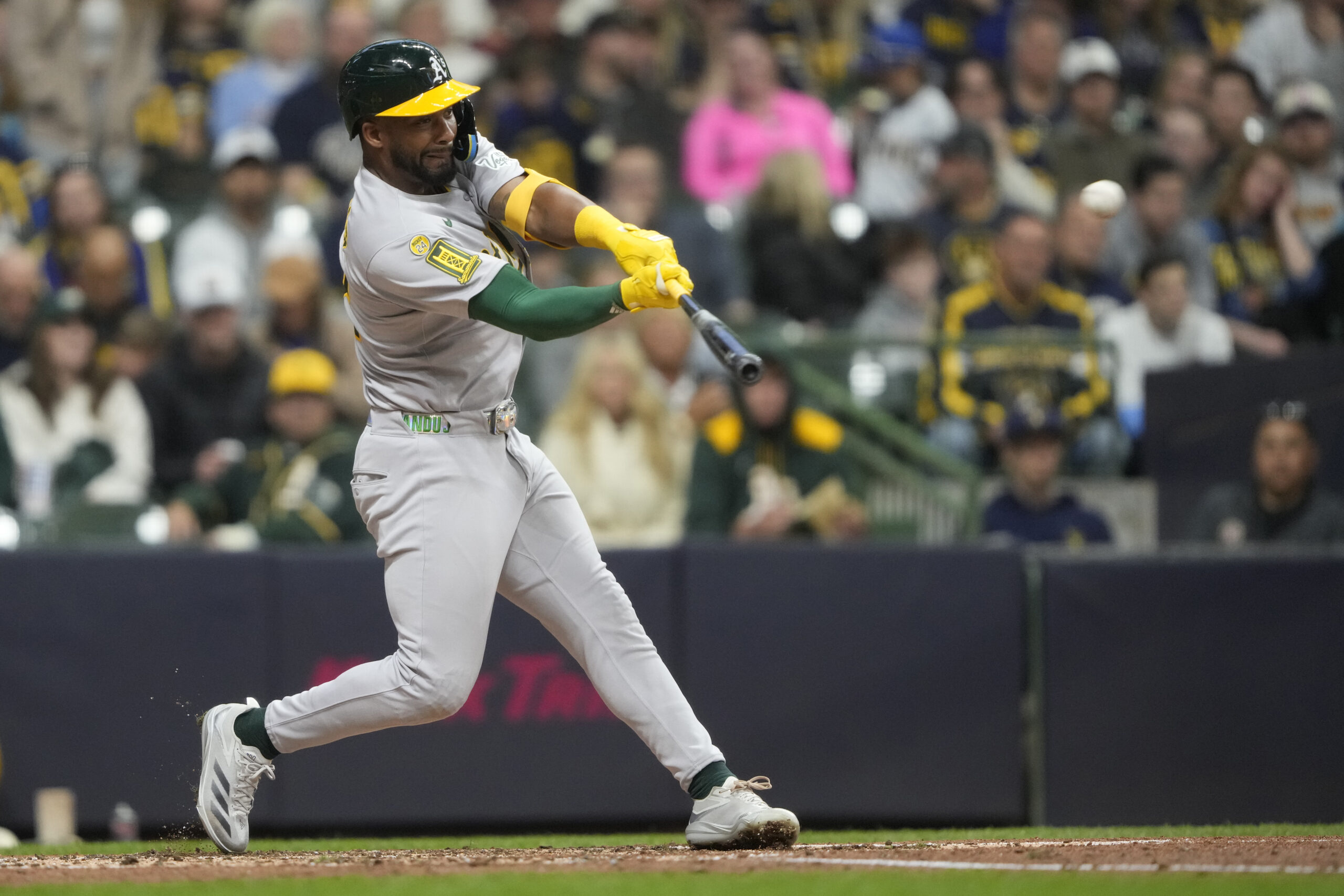 Athletics Brewers Baseball