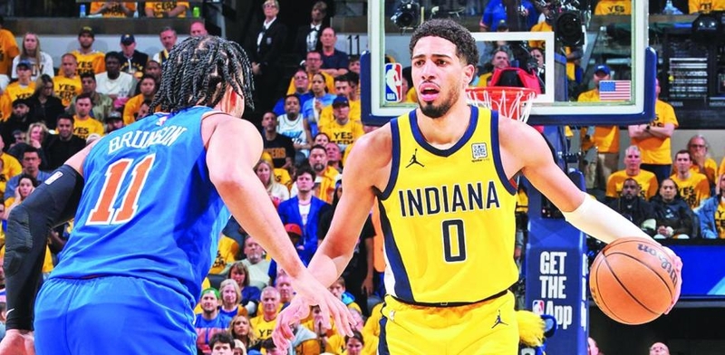 Haliburton brilla para que los Pacers vencieran a los Knicks 130-121 y tomaran una ventaja de 3-1
