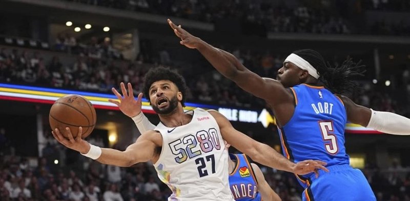 Un enfermo Murray y Jokic conducen Nuggets a vencer 119-107 al Thunder
