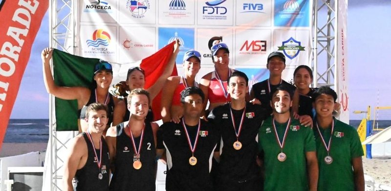 México y Puerto Rico, campeones del circuito Norceca de voleibol playa