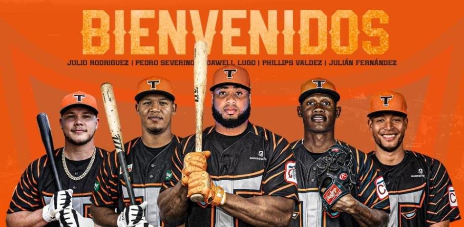 Toros firman a Phillips Valdez, Julián Fernández, Dawell Lugo, Pedro Severino y Julio E. Rodríguez