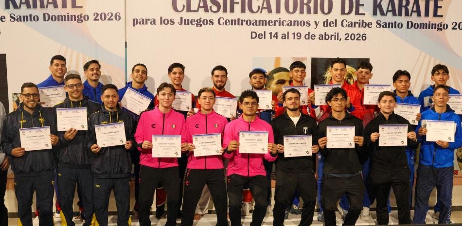 Karate otorga 144 plazas para Juegos; países lograron 126 y RD aseguró 18 boletos