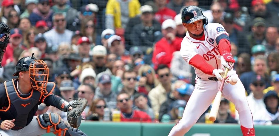 Ceddanne Rafaela decide triunfo de Bostonlos en el Día de los Patriotas