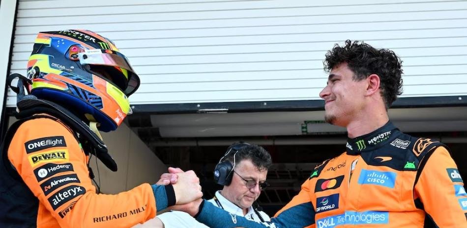 Norris y Piastri, de McLaren dominan la carrera sprint para el Gran Abierto de Miami