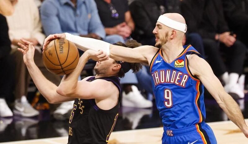 110-115. Los Thunder pasan el rodillo y ponen fin a la temporada de los Lakers con un 4-0