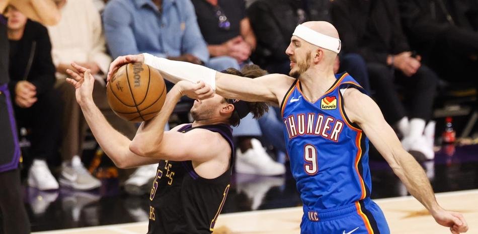 110-115. Los Thunder pasan el rodillo y ponen fin a la temporada de los Lakers con un 4-0