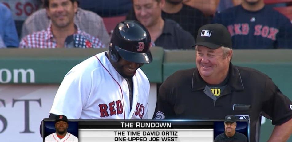 “Tú serás el hombre más feo”: La graciosa anécdota entre David Ortiz y el exárbitro Joe West