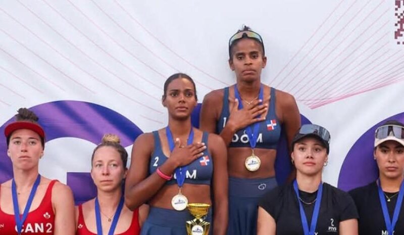 Paniagua y Cleto ganan oro histórico en Torneo Norceca de playa