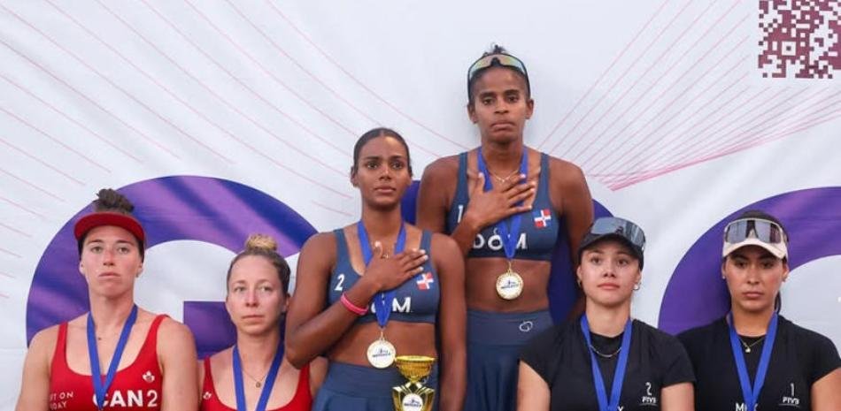 Paniagua y Cleto ganan oro histórico en Torneo Norceca de playa