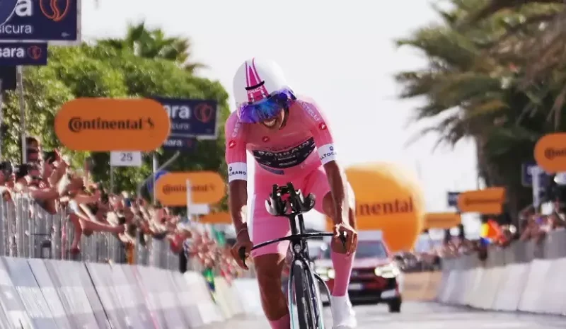 Eulálio desafía pronósticos y mantiene liderato del Giro de Italia