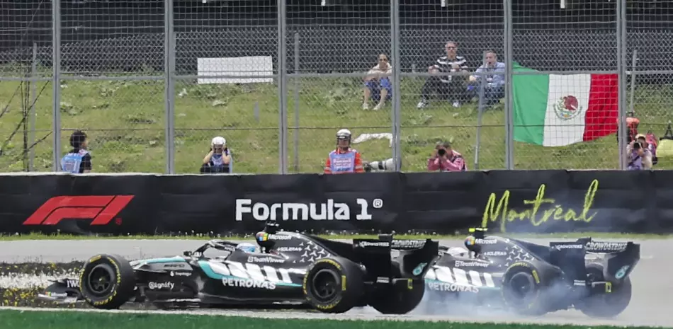 Russell ganó el sprint de Montreal, Carlos Sainz fue décimo y Fernando Alonso abandonó