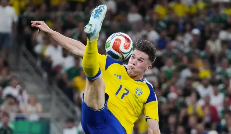 Suecia aplasta 5-1 a Túnez y liderar el Grupo F de la Copa Mundial de la FIFA