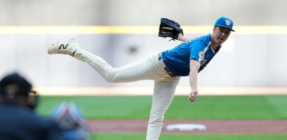 Misiorowski domina a los Filis con juego completo de un hit y múltiples ponches